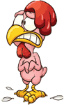 Scared Chicken