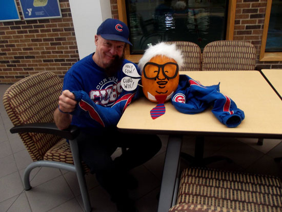 harry caray pumpkin